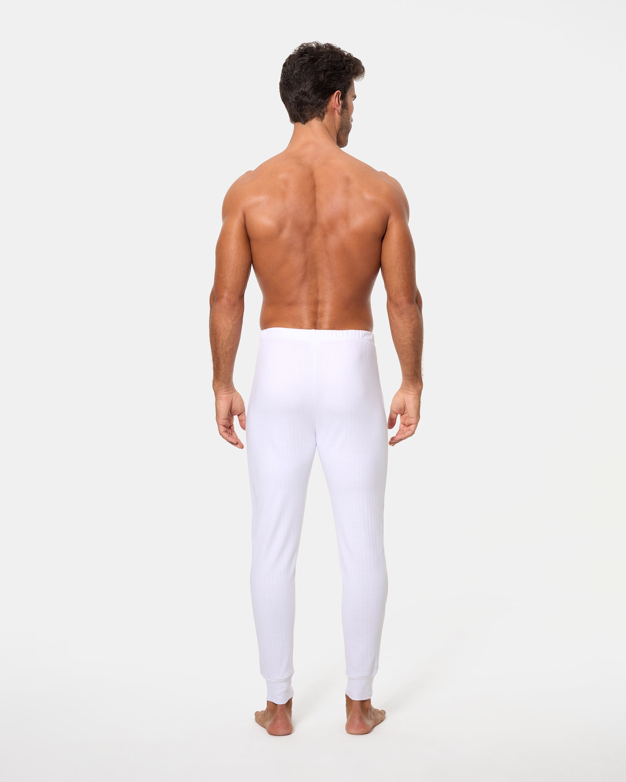 Abanderado Calzoncillo Térmico Largo Algodón 100% blanco hombre