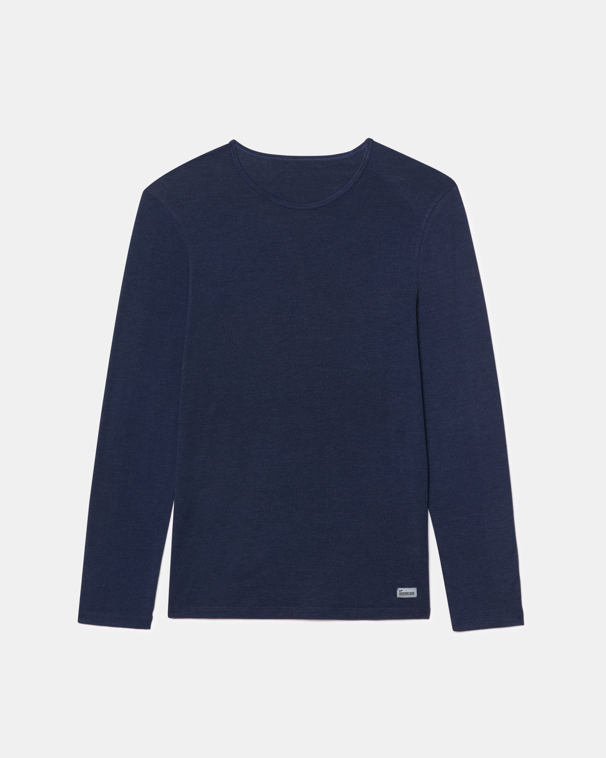 Abanderado Camiseta Térmica Manga Larga Cuello Redondo Termaltech azul medianoche hombre