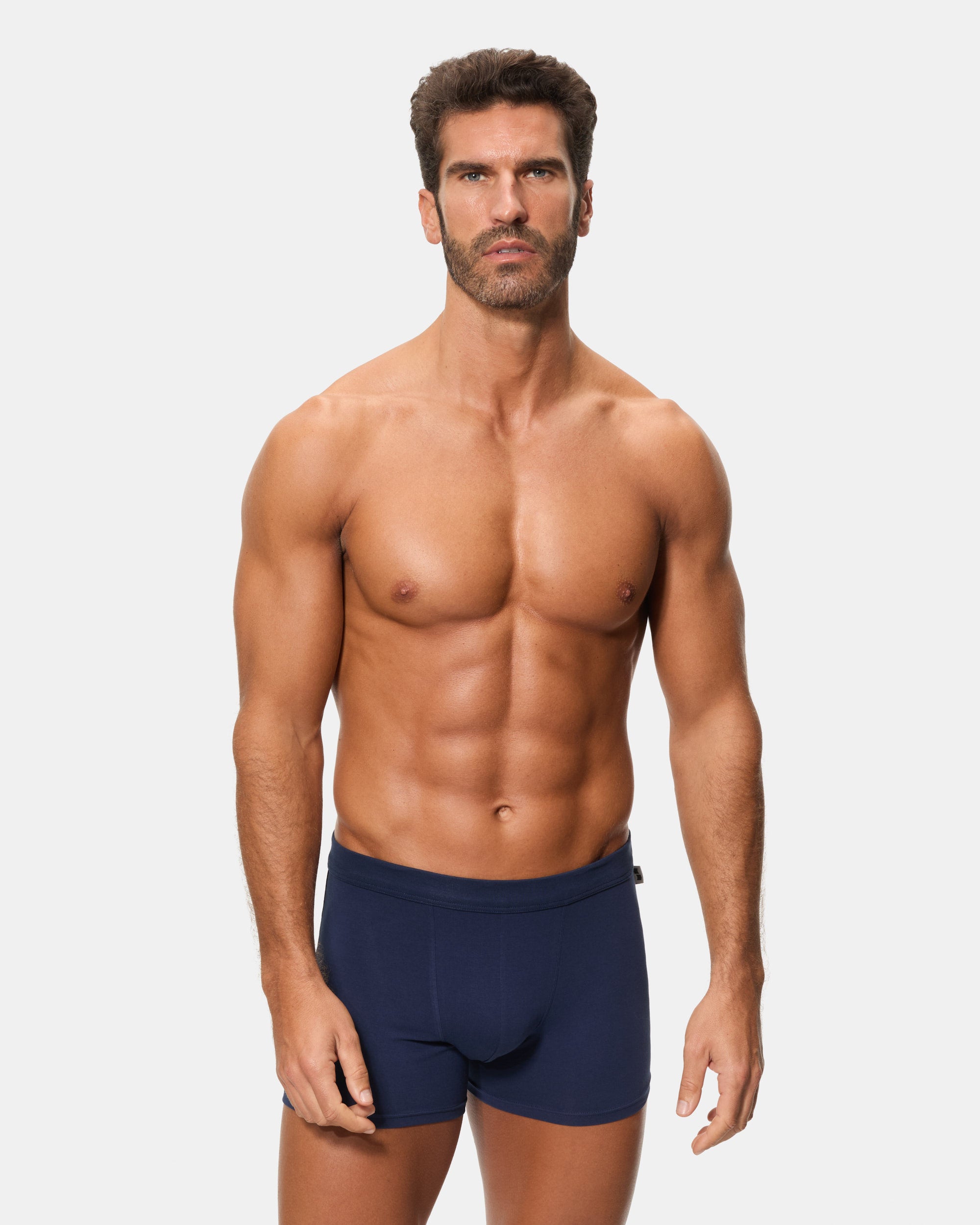 Abanderado Pack 2 Bóxers Cerrados 100% Algodón Multipack Estilo gris y negro hombre