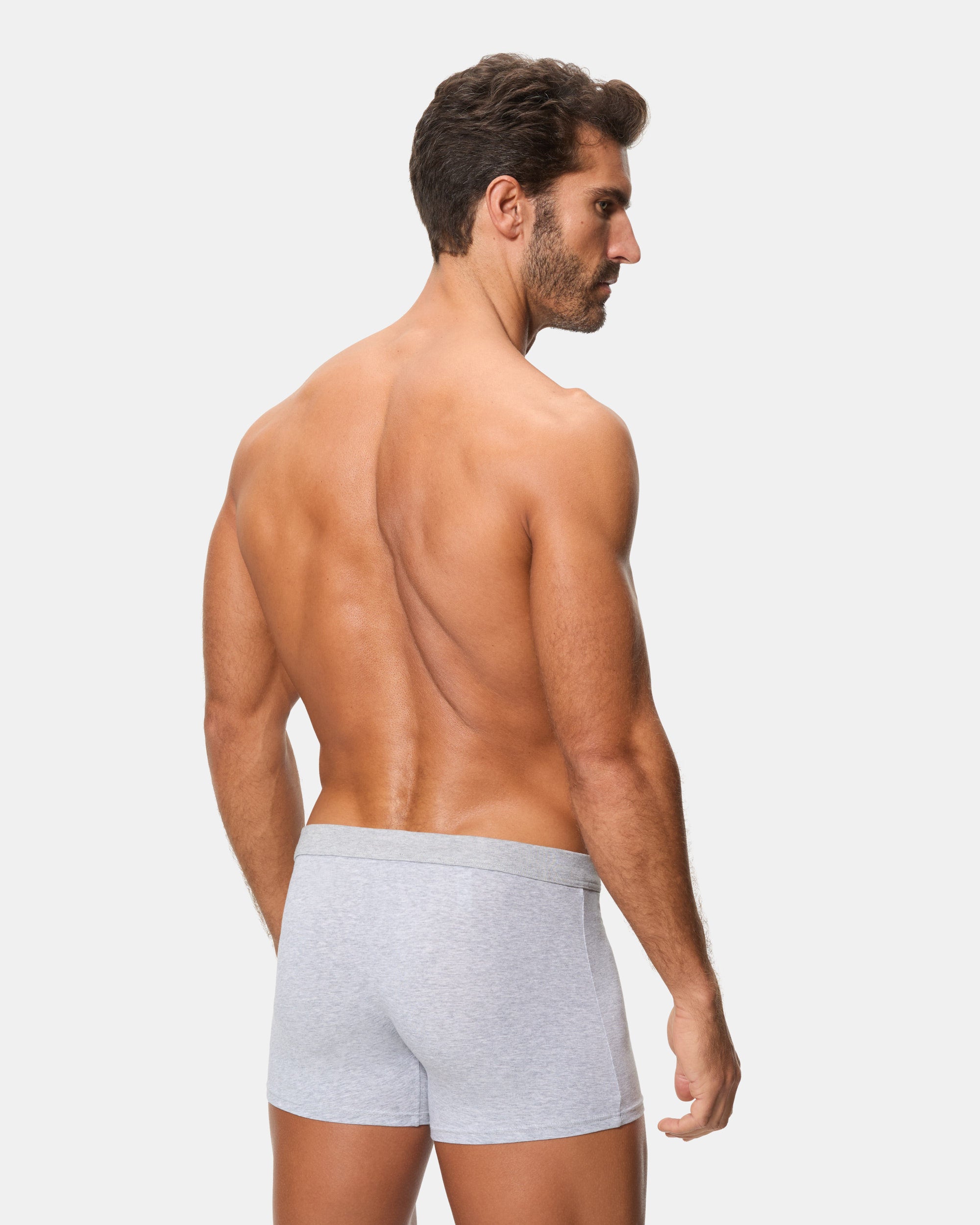 Abanderado Pack 2 Bóxers Cerrados 100% Algodón Multipack Estilo gris y negro hombre