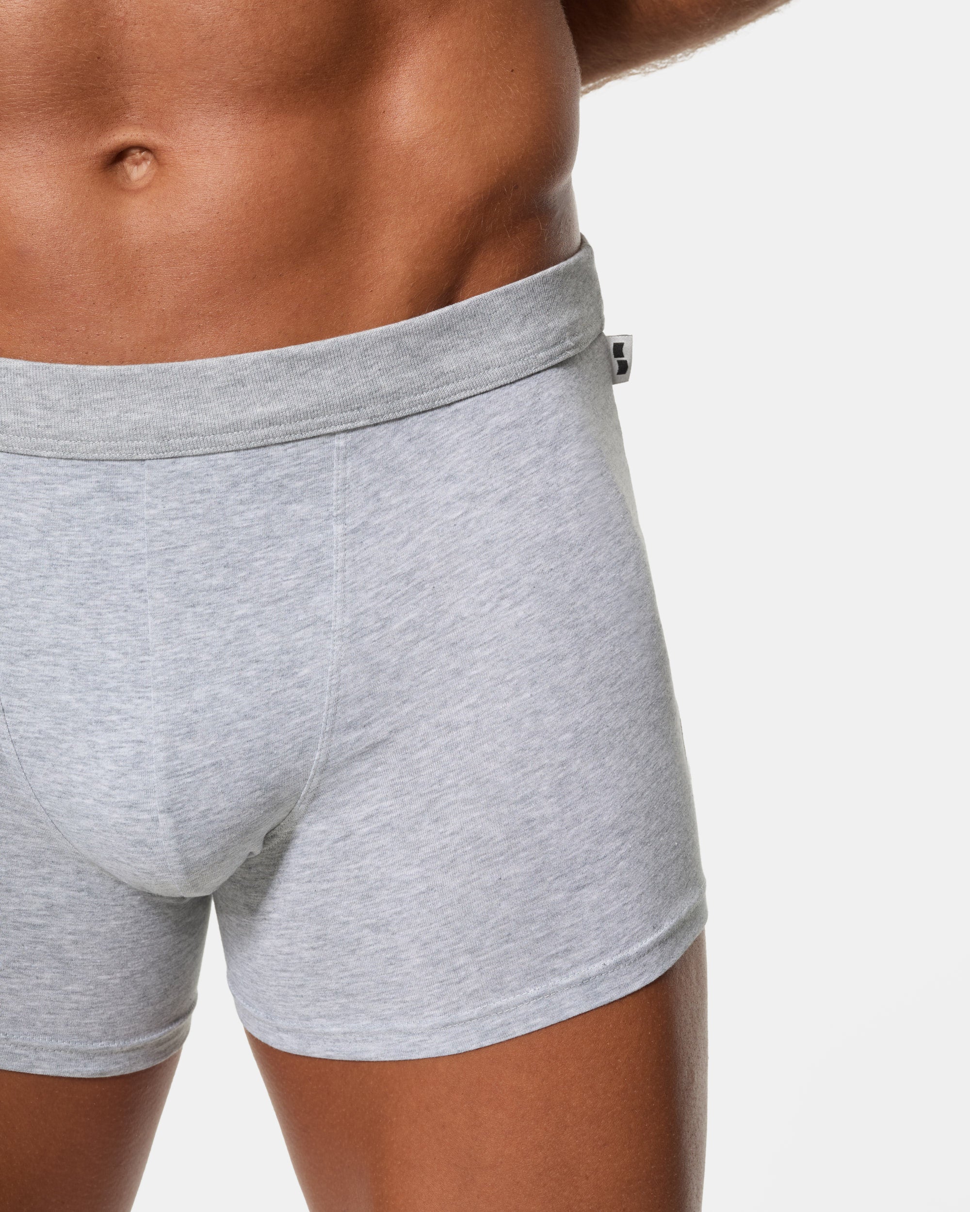 Abanderado Pack 2 Bóxers Cerrados 100% Algodón Multipack Estilo gris y negro hombre