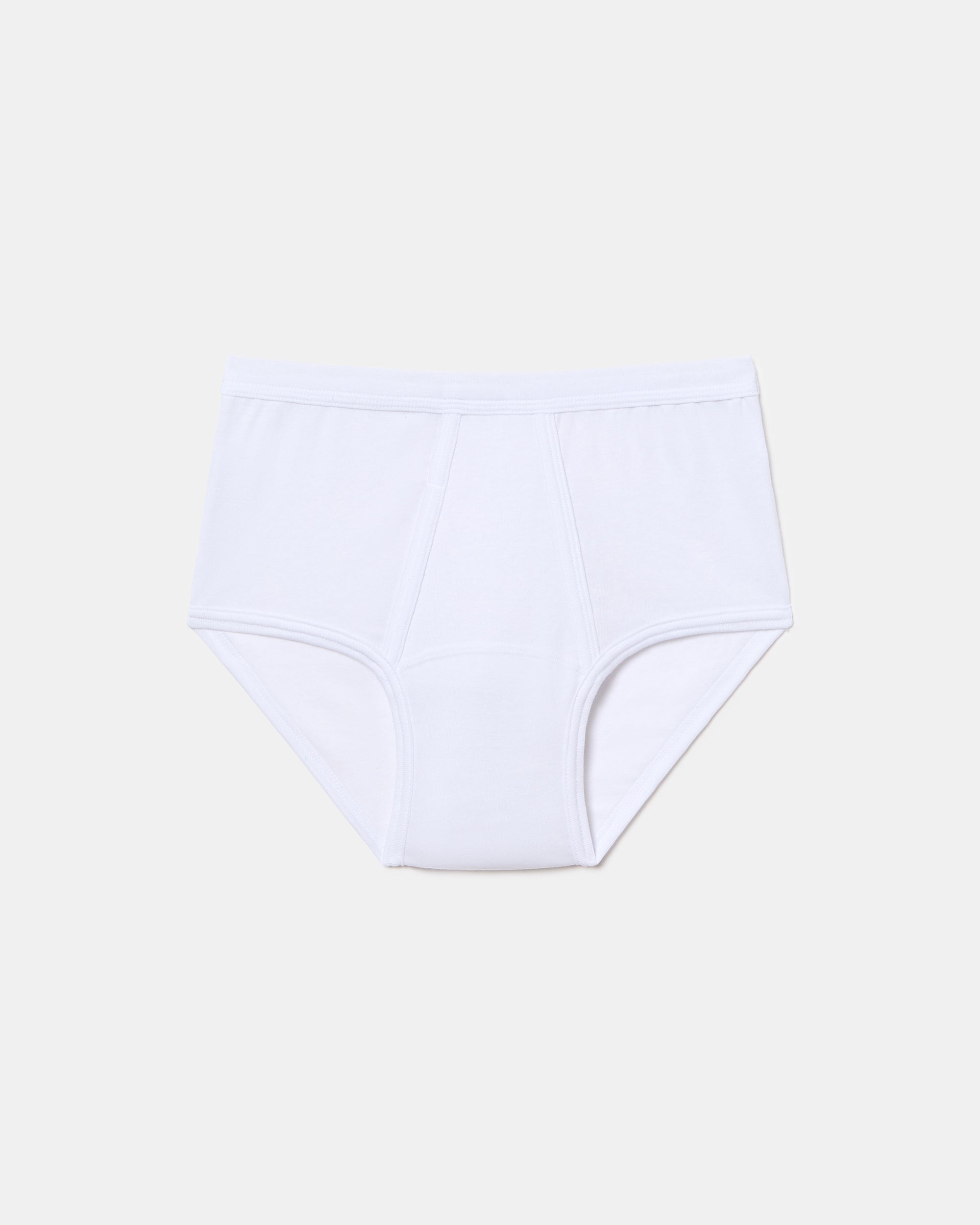 Abanderado Braslip Abierto Clásico Canalé Algodón 50% Poliester 50% blanco hombre