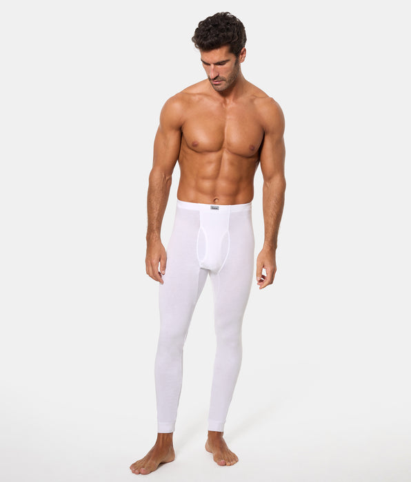 Abanderado Calzoncillo Long John Térmico Algodón 100% Termaltech blanco hombre
