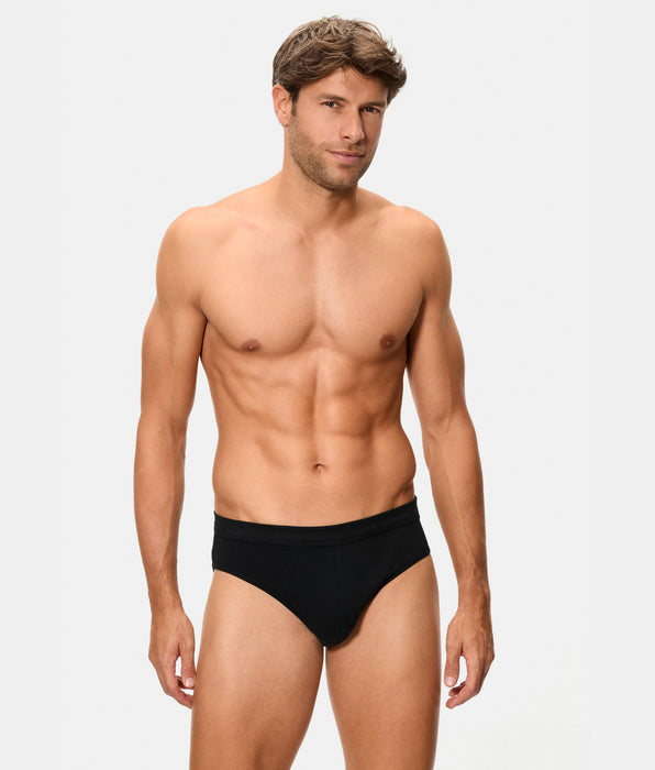 Abanderado Pack de 2 Cuecas Fechadas 100% Algodão Multipack Estilo Cinza e Azul Homem