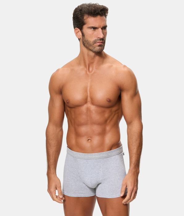 Abanderado Pack 2 Bóxers Cerrados 100% Algodón Multipack Estilo gris y negro hombre