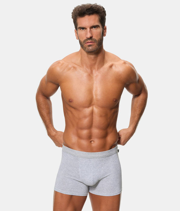 Abanderado Pack 2 Bóxers Cerrados 100% Algodón Multipack Estilo gris y azul hombre