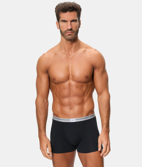 Abanderado Pack 2 Bóxers Cerrados Ultra Resist Algodón gris y negro hombre