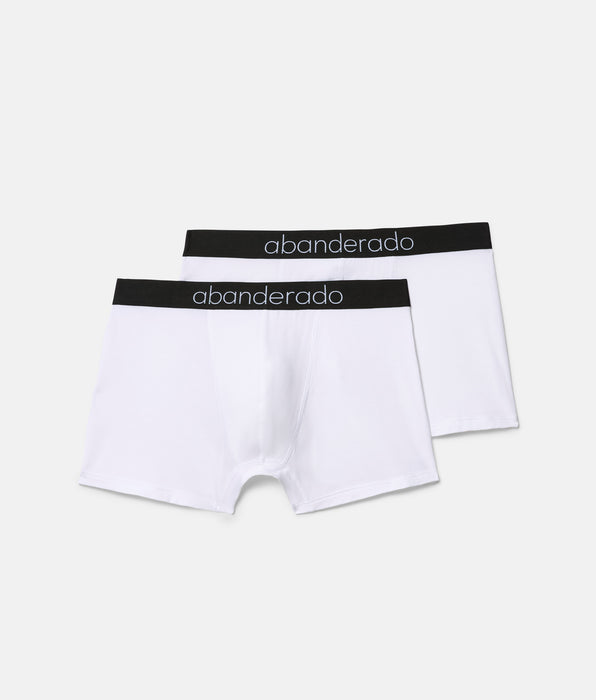 Abanderado Pack de dos bóxers fibra de bambú Natural Comfort blancos