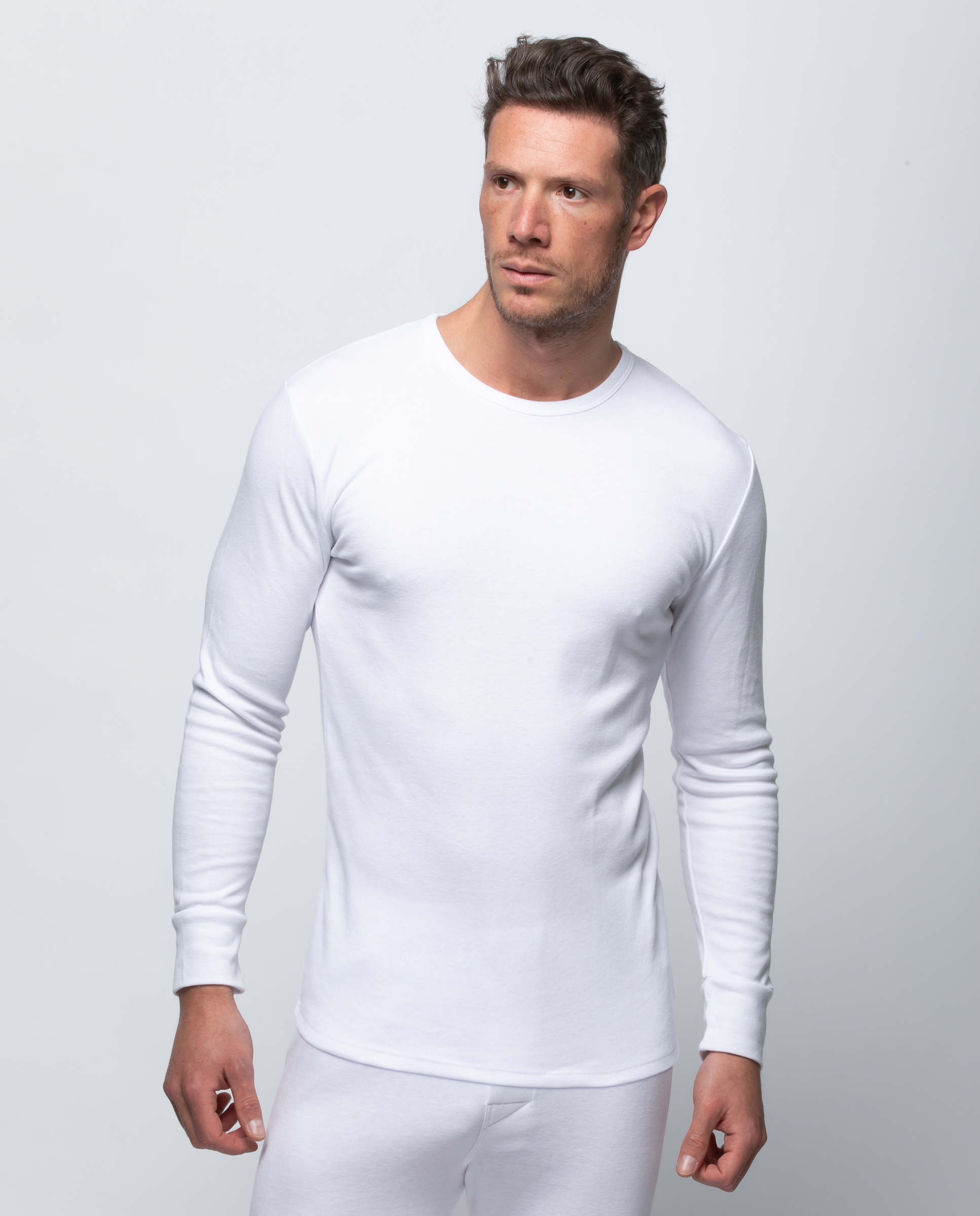 Camiseta interior 100% algodón de invierno
