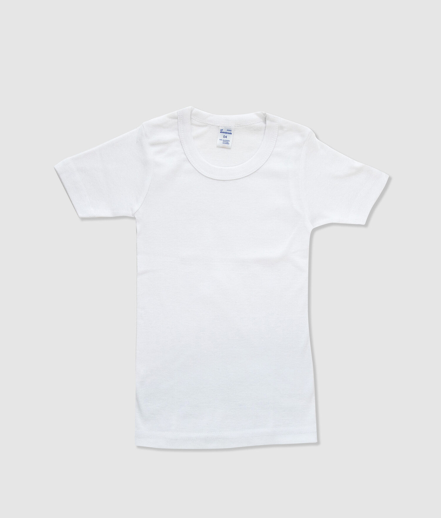 Camiseta interior manga corta niño algodón 100%